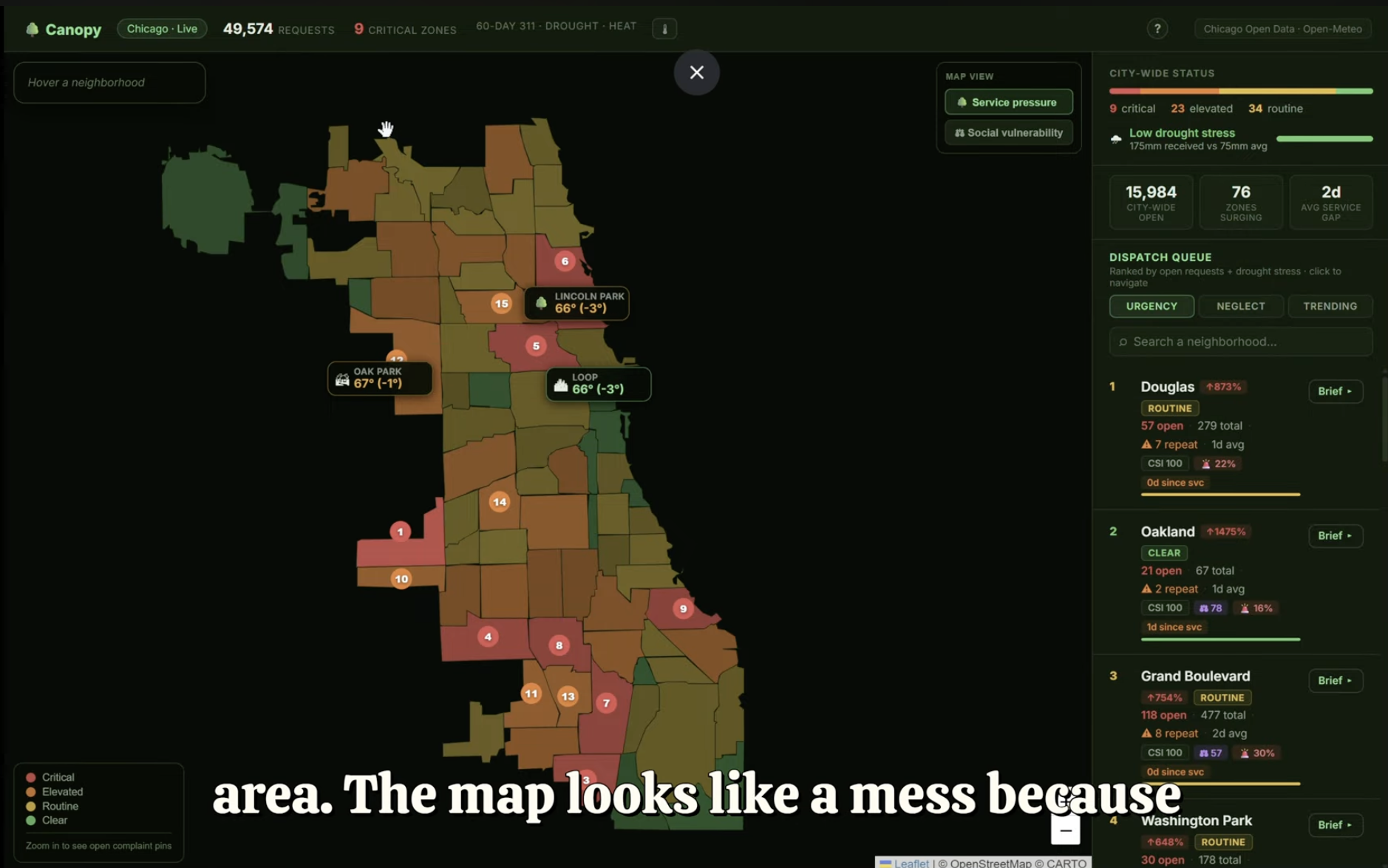 Canopy project screenshot