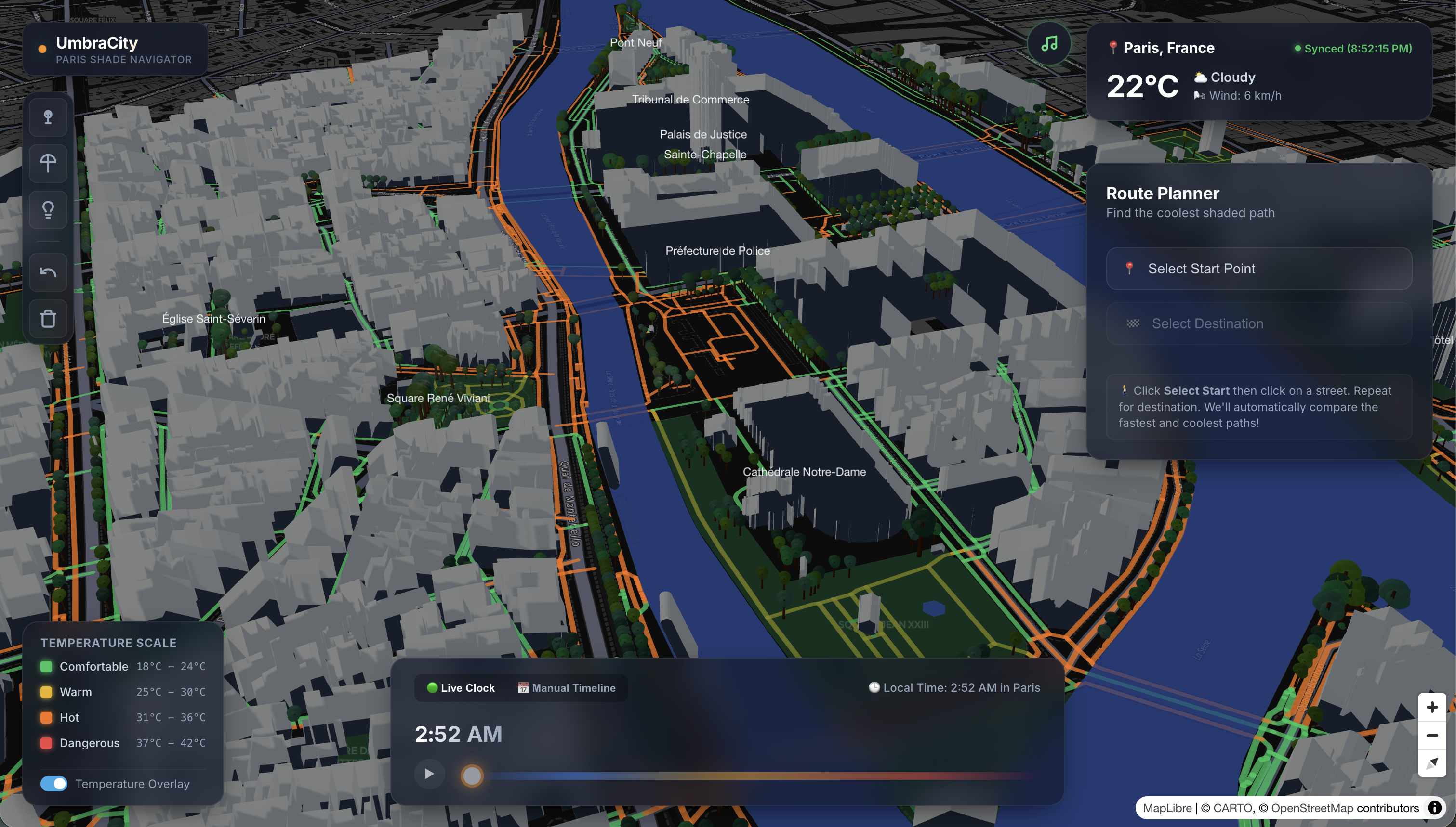 Umbra City - Paris project screenshot