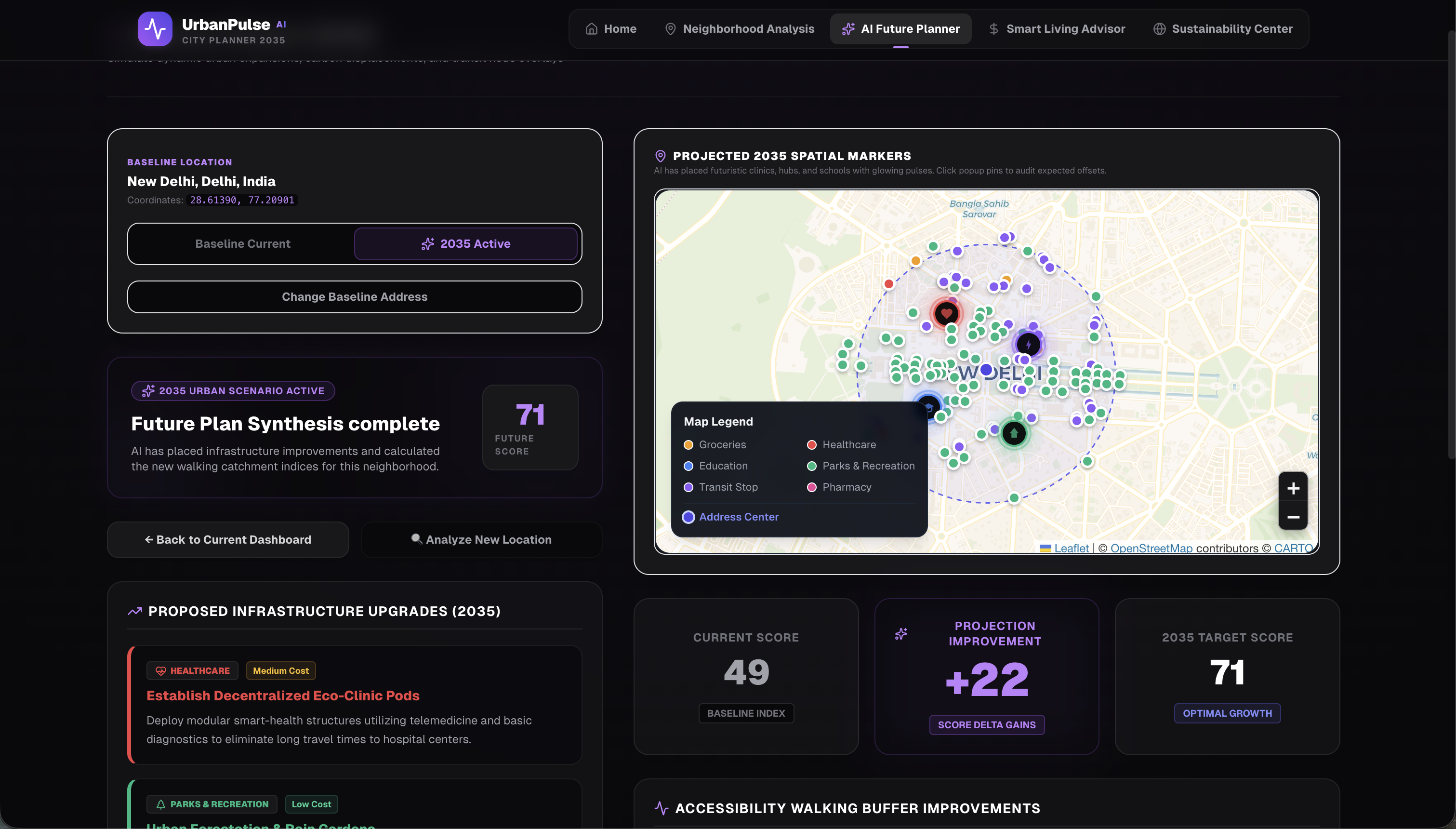 UrbanPulse.AI project screenshot